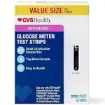 CVS Health Advanced Glucose Meter Test Strips | Diabetic Blood Test Strips - 50 ct | CVS