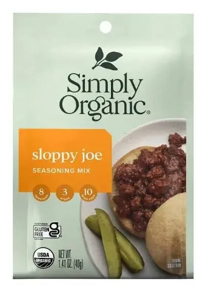 Simply Organic Sloppy Joe Seasoning Mix