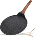 9.5 inch Crepe Pan with Spreader, Nonstick | adamsbargainshop.com