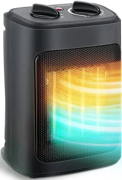 1500 Watt Electric Space Heater Indoor Portable W Thermostat 3 Heat 1 Fan Modes