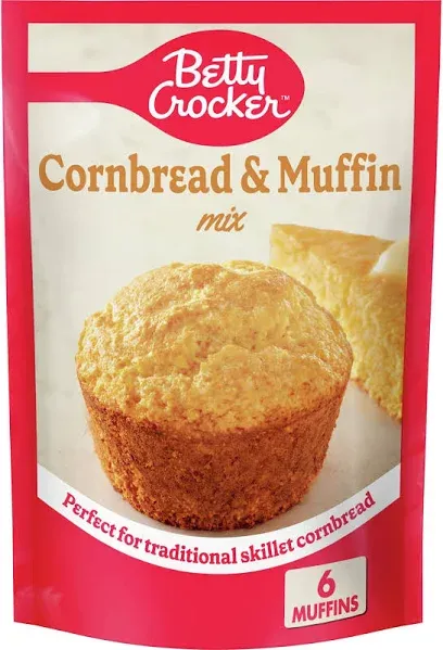 Betty Crocker Betty Crocker Authentic Cornbread &amp; Muffin Mix, 6.5 oz (Pack of 9)