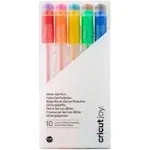 Cricut Joy Sparkle Gel Pens (Set of 10), for Use with Cricut Joy Cutting Machine, Add Glitter to Your Cards, Paper, Decor, and More (Medium Point, 0.8mm, Rainbow)