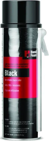 12 oz Black Sealant Straw Foam