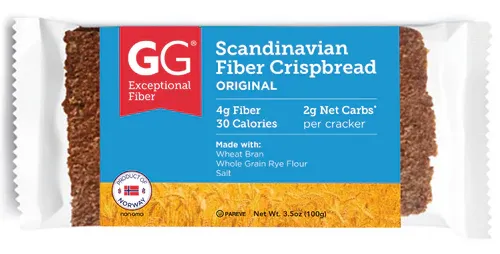 GG Scandinavian Bran Crispbread All Natural Cracker Packages 3.5-Ounce