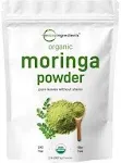 Organic Moringa Oleifera Leaf Powder for Hair, 2 Pounds