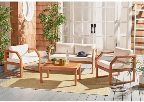 Safavieh Outdoor Keyla 4-Piece Living Set