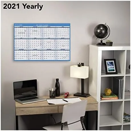 AT-A-GLANCE Horizontal Erasable Wall Planner