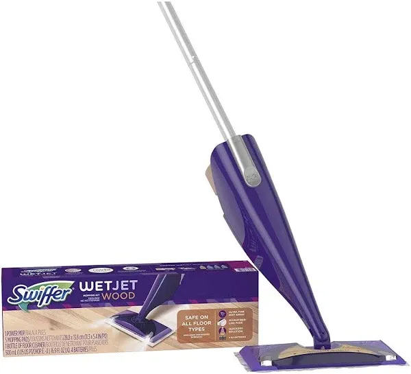 Swiffer WetJet Wood Mop Starter Kit