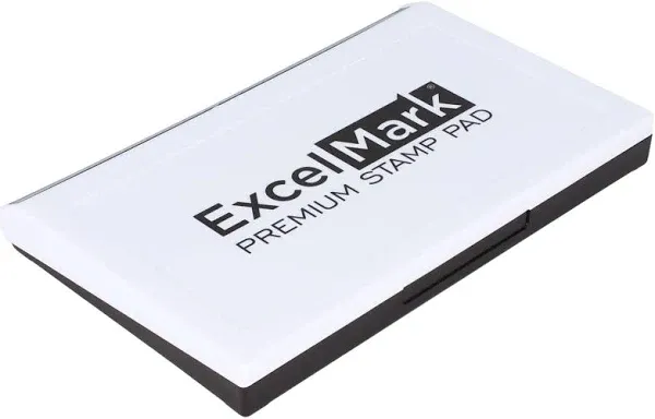 Excelmark Ink Pad for Rubber Stamps 2-1/8" by 3-1/4