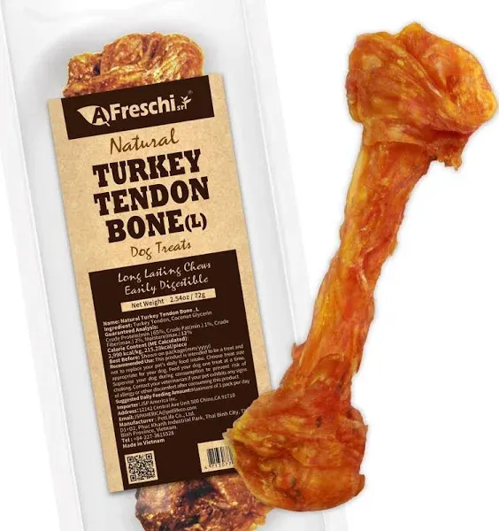 AFreschi Turkey Tendon for Dogs Dog Treats for Signature Series