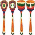 Baltique Mykonos Collection 4 Piece Cooking Utensil Set, Safe for Nonstick