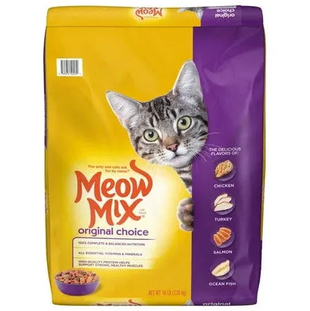 Meow Mix Cat Food Dry Original Choice