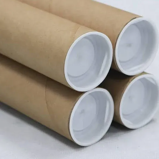 Kraft Heavy-Duty Mailing Tubes with Caps