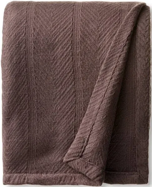 Eddie Bauer Herringbone Cotton Blanket