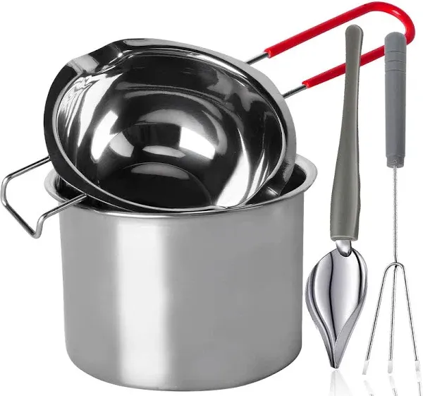 Stainless Steel Double Boiler Melting Pot with Handle, Large Capacity Chocolate