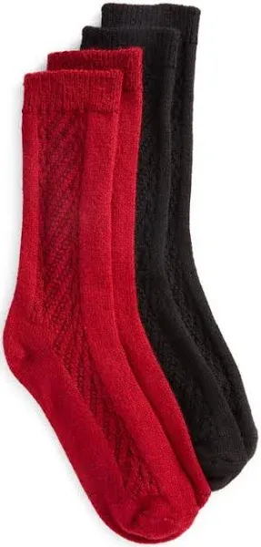 HUE Women's Seed Stitch Boot Socks