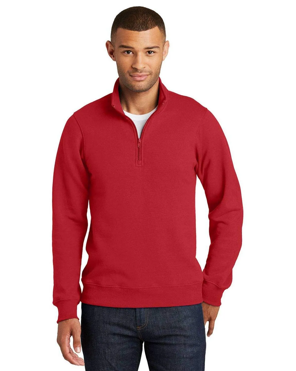 Port & Company Core Fleece 1/4-Zip Pullover Sweatshirt