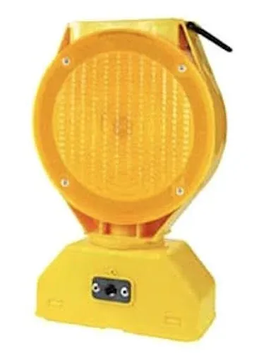 Solar Flashing LED Barricade Beacon Light