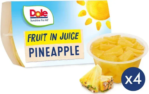 Dole Fruit Bowls Low Fat Apples & Creme Parfait Snacks, 4oz 24 Total Cups, Gluten & Dairy Free, Bulk Lunch Snacks for Kids & Adults