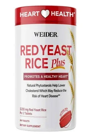 Weider Red Yeast Rice Plus Tablets