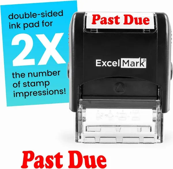 ExcelMark Self Inking Rubber Stamp