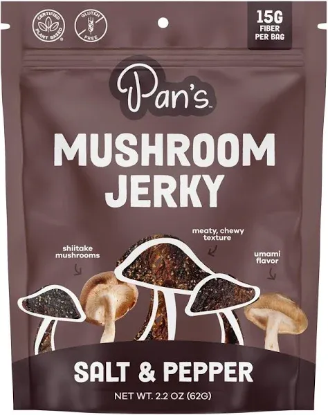 Pan&#39;s Salt And Pepper Mushroom Jerky