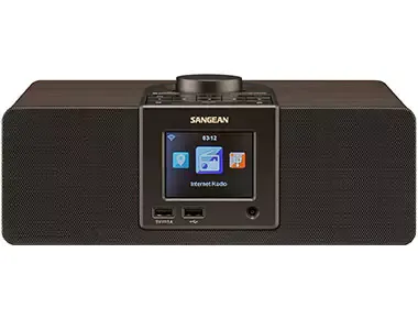 Sangean WFR-32 7-Watt Stereo Wood Cabinet Wi-Fi Internet Radio Media Center with Bluetooth