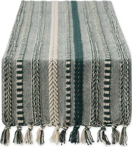 DII® 108" Braided Stripe Table Runner