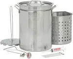 Bayou Classic 32 Quart Stainless Steel Turkey Fryer