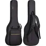 cahaya Electric Guitar Bag Gig Bag 6mm Padding Backpack Padded Soft Guitar Case Black