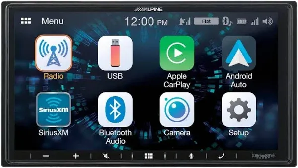 ALPINE iLX-W650 7&#034; Shallow Car Digital Media Bluetooth Receiver CarPlay/Androi<wbr/>d