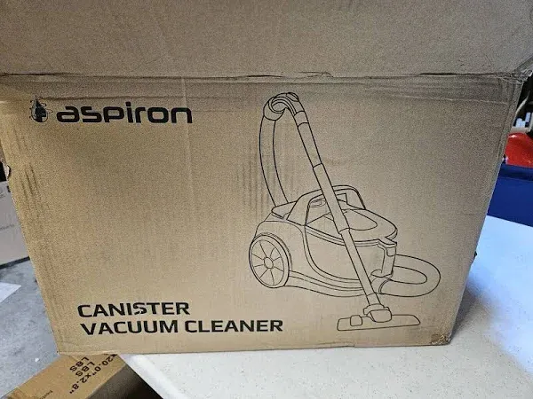 Canister Vacuum Cleaner, Lightweight Bagless Vacuum Cleaner, 3.7QT Large Dust...