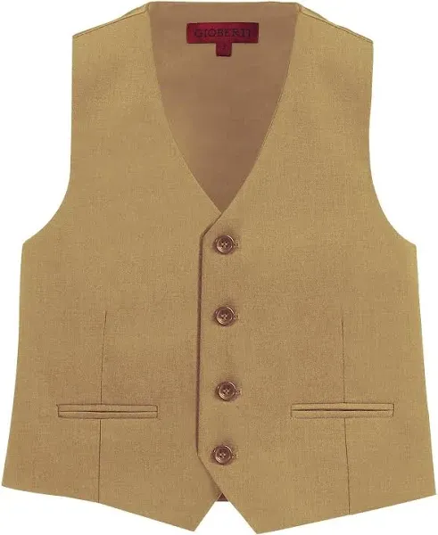 Gioberti Boy's 4 Button Formal Suit Vest