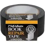 Lineco Book Repair Tape 5cm x 4.5m Self Adhesive Black