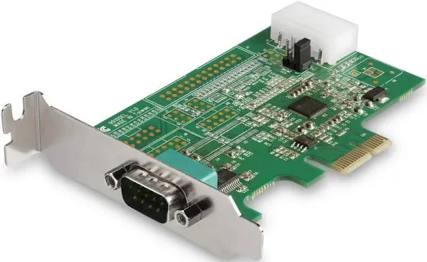 StarTech.com 1-Port PCI Express RS232 Serial Adapter Card