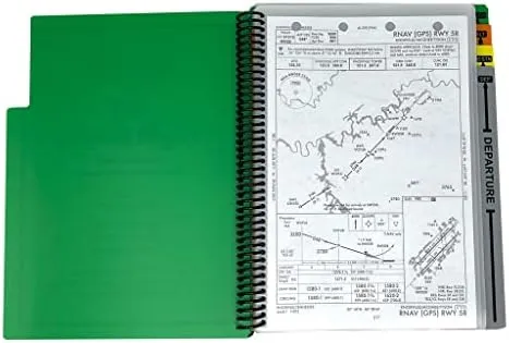 IFR Flight Binder Instrument Flight Chart Planner and Organizer