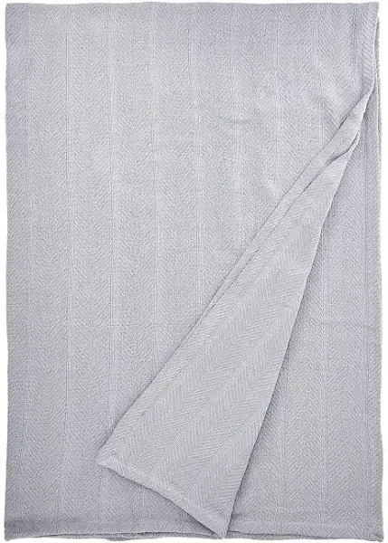 Eddie Bauer Herringbone Cotton Blanket