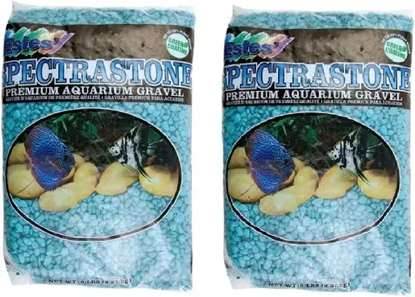 Special Turquoise Aquarium Gravel for Freshwater Aquariums, 5-Pound Bag 2 Pack 