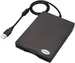 3.5" USB External Floppy Disk Drive Portable 1.44 MB FDD for PC Windows Mac No