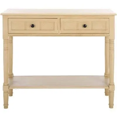 SAFAVIEH Home Samantha 2 Drawer Console - 36Wx14Dx30H