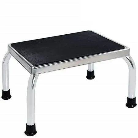 Brandt Bariatric Heavy Duty Footstool, Chrome