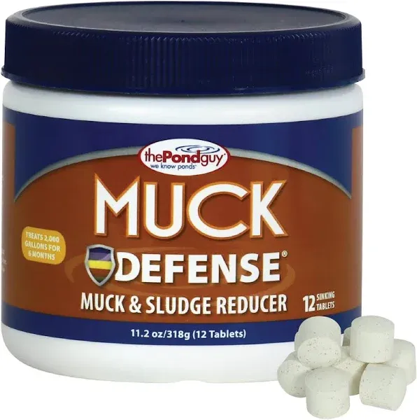 The Pond Guy Muck Defense, Natural Water Garden Sludge Control &amp; Mud Treatment