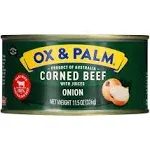 Ox & Palm Corned Beef Onion Flavored 11.5 oz (Pack of 12)