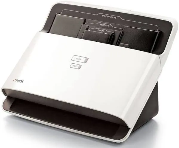 Neat NeatDesk Desktop Scanner &amp; Digital Filing System - White (2005410) Home...