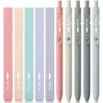 Mr. Pen- Aesthetic Highlighters and Gel Pens No Bleed, 10 Pack, Morandi Color Bible Highlighters No Bleed, Black Ink Bible Pens, Highlighter Pens, No