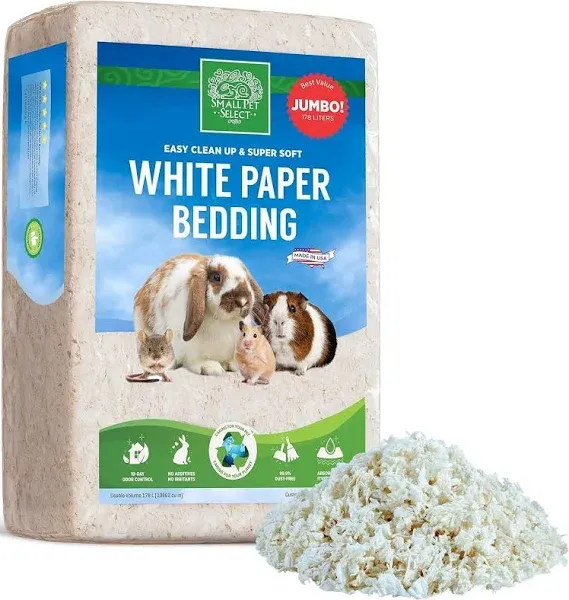 Unbleached White Paper Bedding, 178L