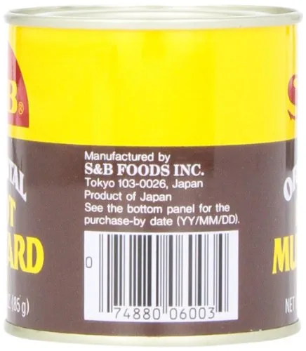 S&amp;B Oriental Hot Mustard Powder, 3-Ounce