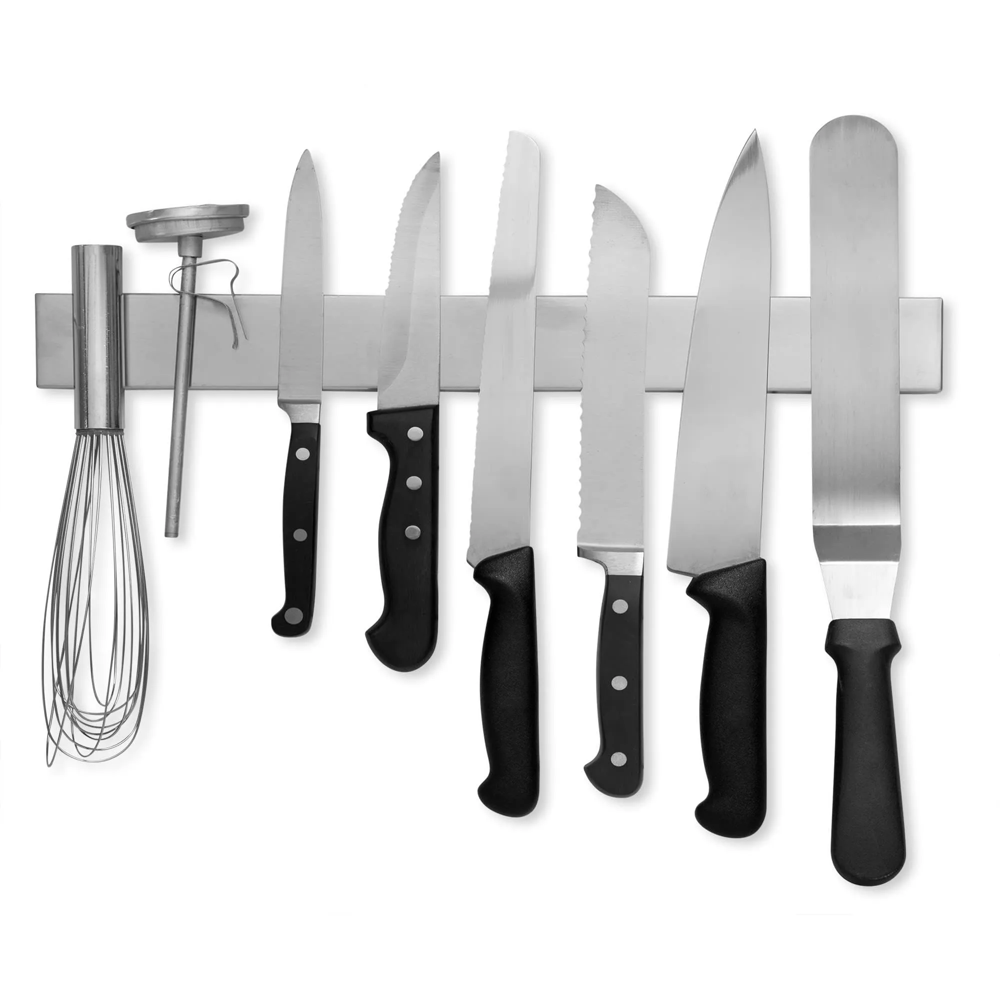 16 Inch Stainless Steel Magnetic Knife Strips,Magneti<wbr/>c Knife Storage Block Ba...