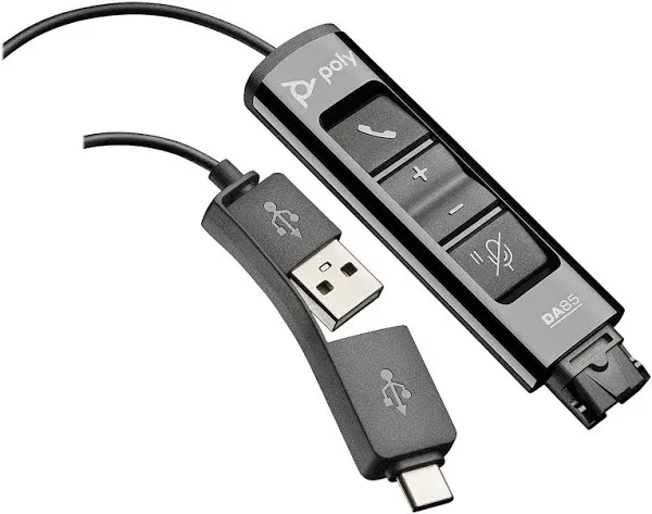 HP Poly DA85 USB to QD Adapter