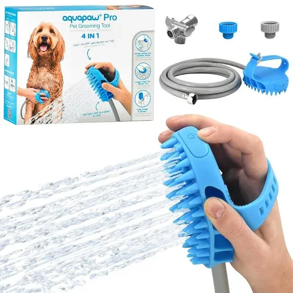 Dog Bath Brush Pro, Sprayer And Scrubber Tool In One, Bathing/grooming Supplies